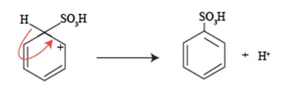 regaining aromaticity in sulphonation