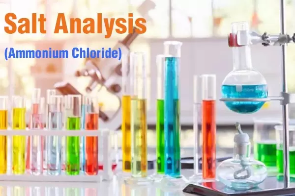 Analysis of Ammonium Chloride