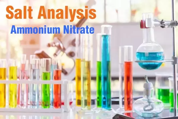 Analysis of Ammonium Nitrate