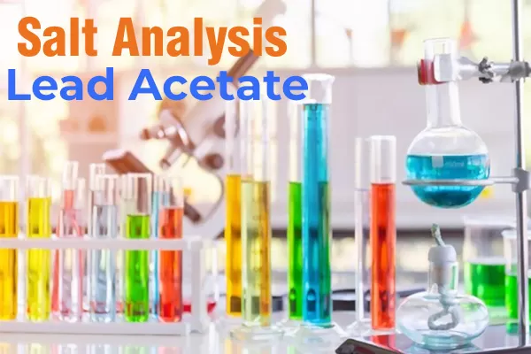 Analysis of Lead Acetate